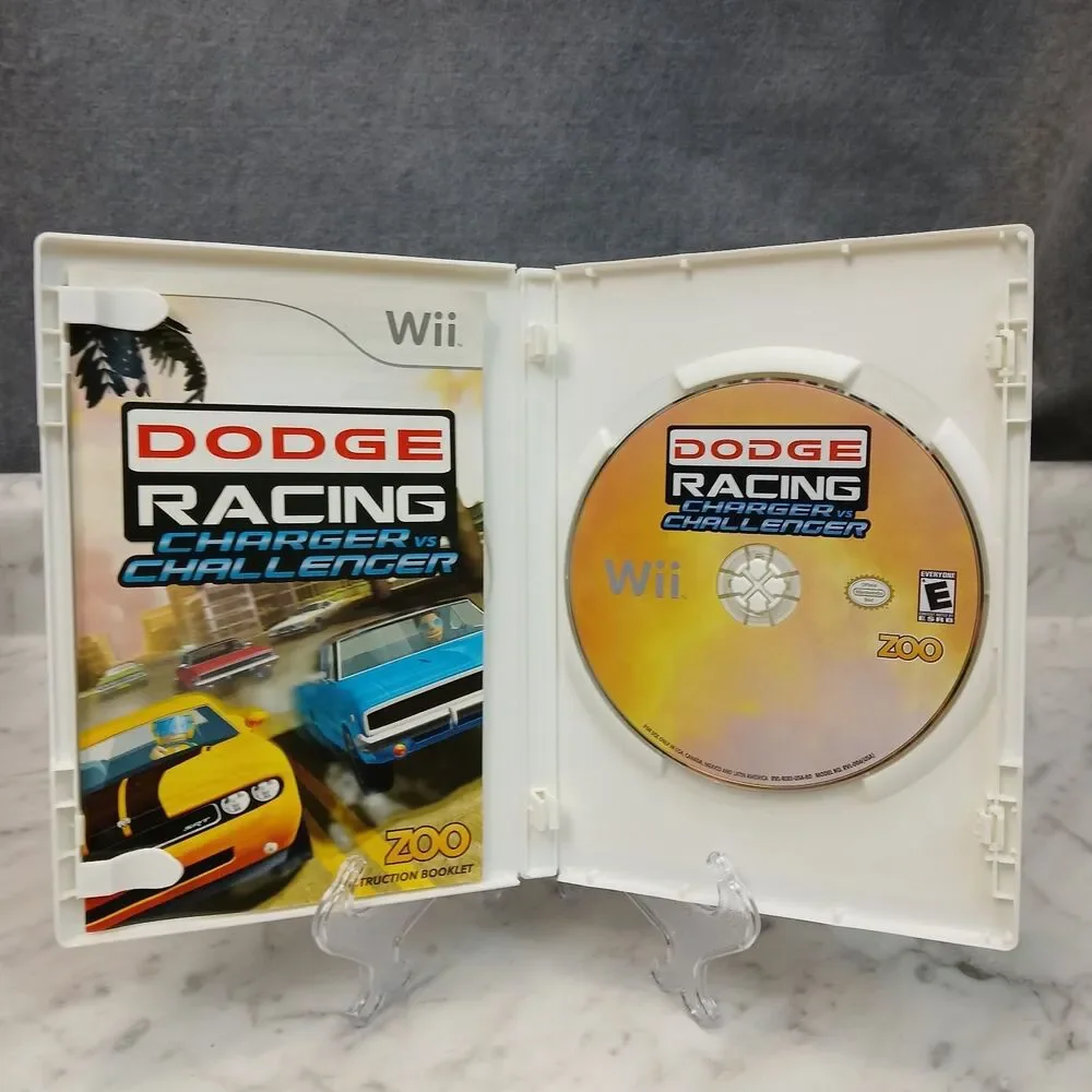 Dodge Racing Charger vs Challenger Wii Video Game Muscle Car Race